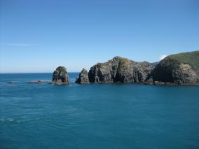 Entering Cook Strait from the Sounds