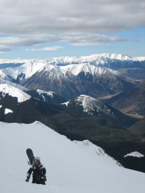 Hiking at Mt Cheeseman