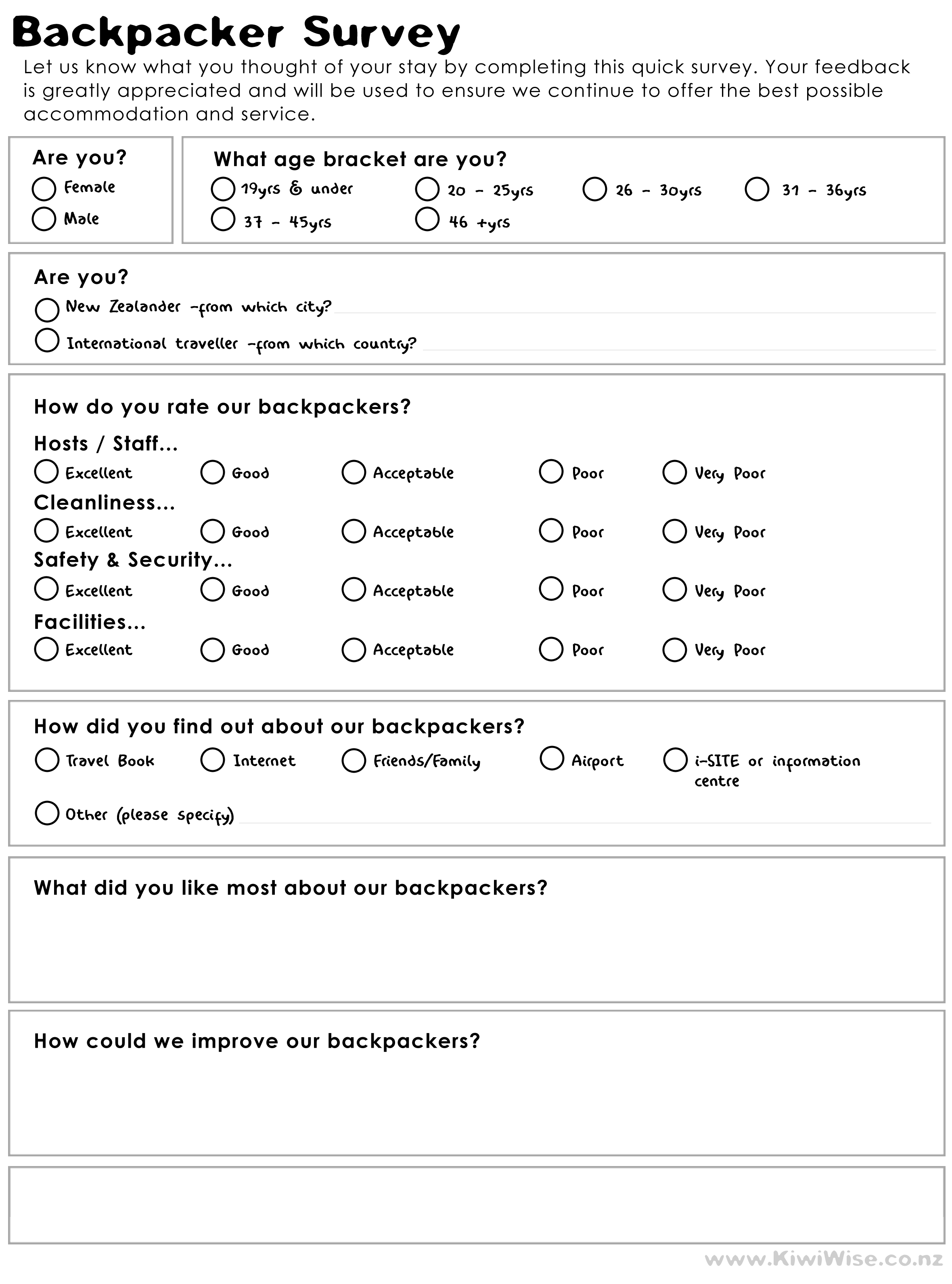 How to write a survey questionnaire and interview questionnaire