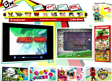 Cartoon Network Best Kids Websites