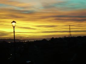 Auckland sunset 