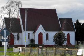 Church Outside Bulls