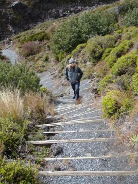 Stairs on Mt Ruapehu